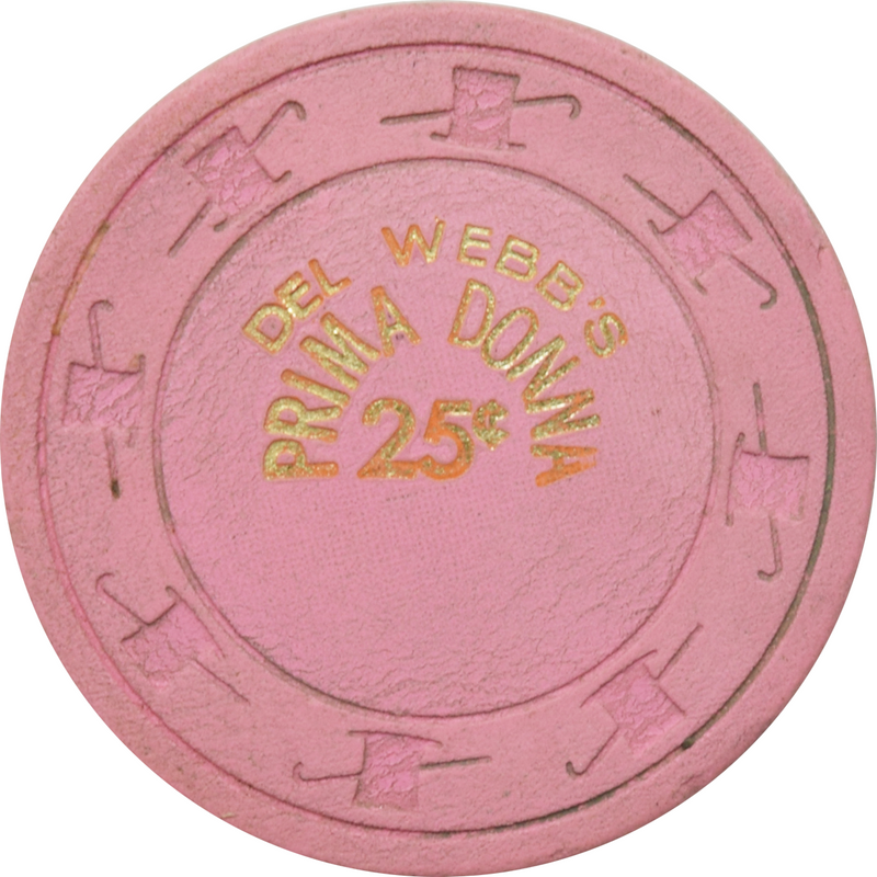 Primadonna Casino Reno Nevada 25 Cent Chip 1974