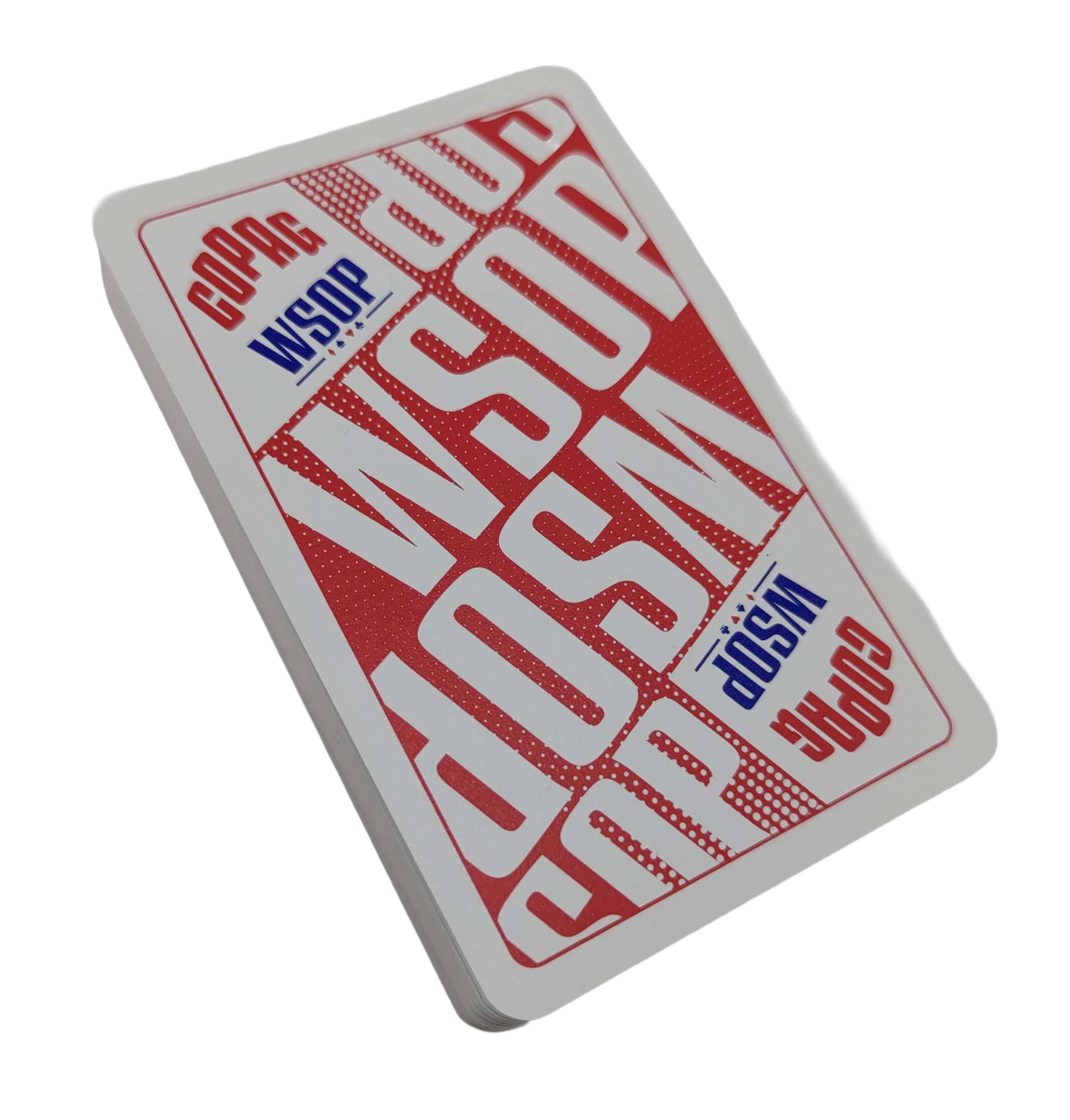 Copag 2025 WSOP Modern Played 100% Plastic Playing Cards Bridge Narrow 2-deck Set