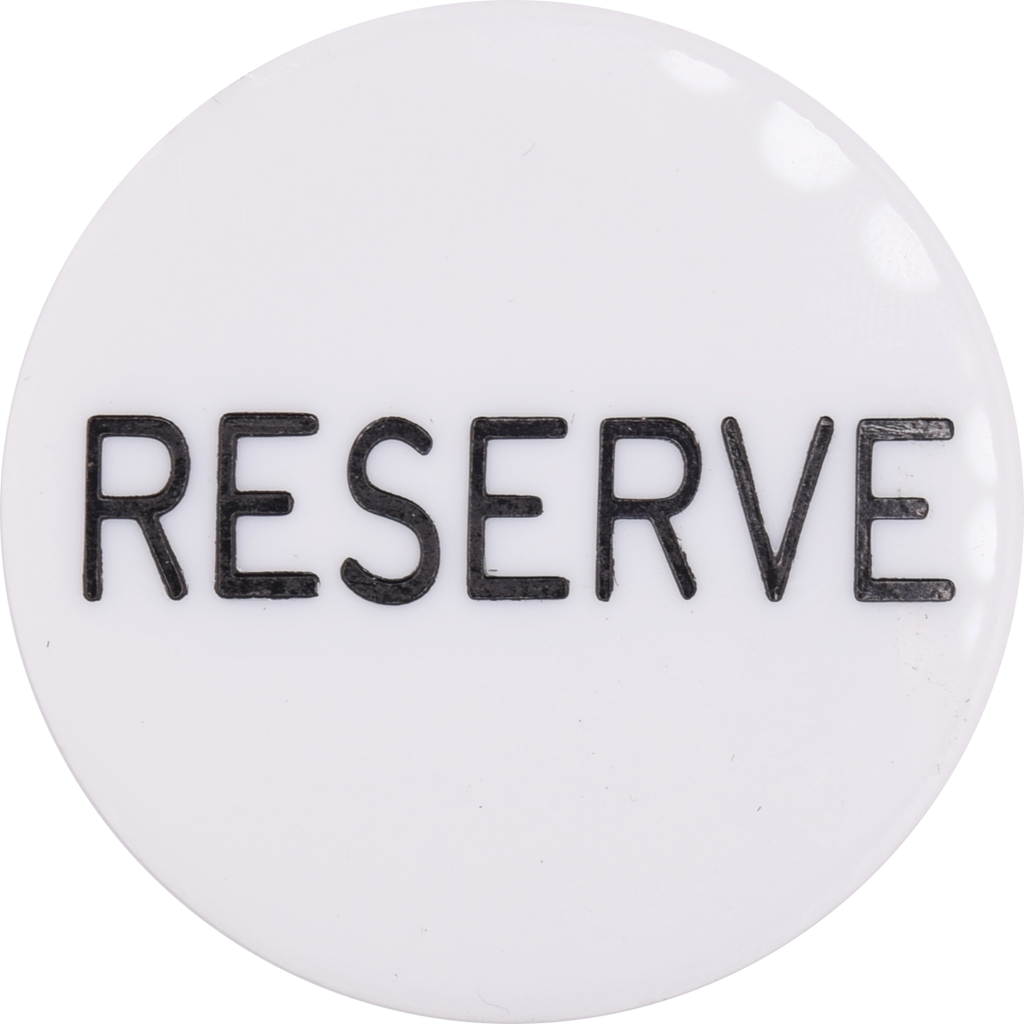 Reserve R Symbol Button Reserve 2'' Button
