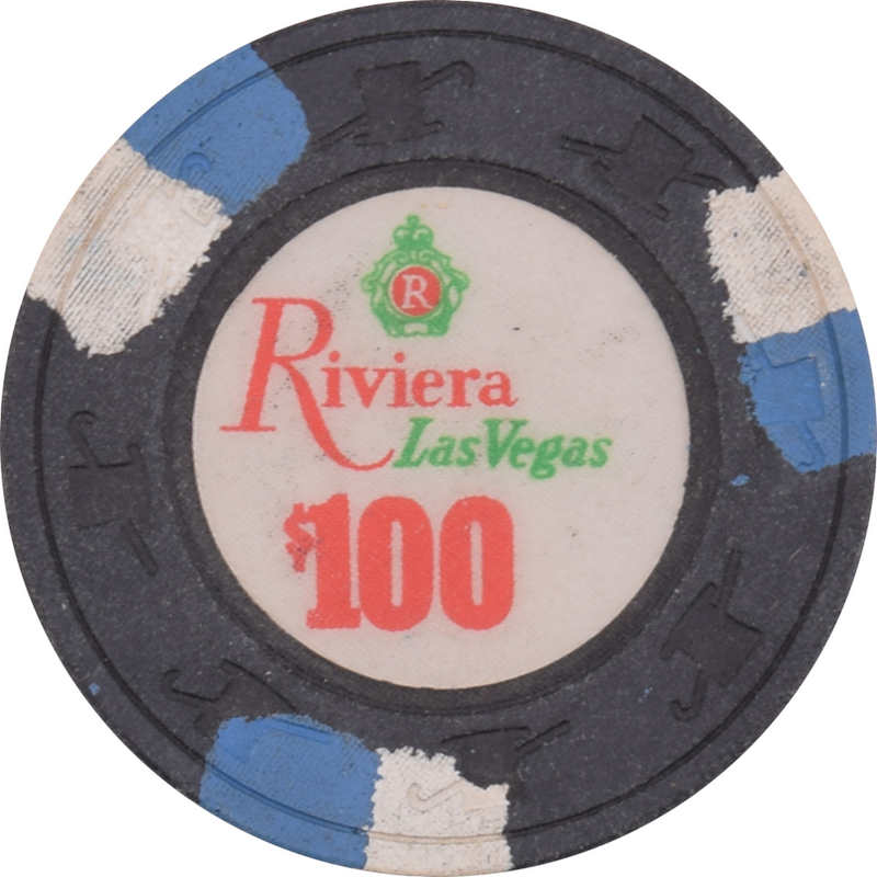 Riviera Casino Las Vegas Nevada $100 Chip 1985