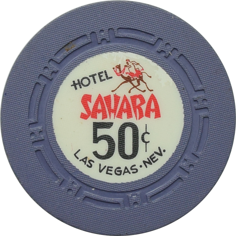 Sahara Casino Las Vegas Nevada 50 Cent Chip 1965