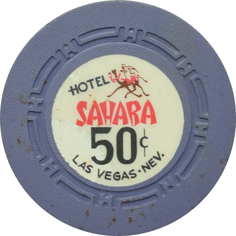 Sahara Casino Las Vegas Nevada 50 Cent Chip 1965