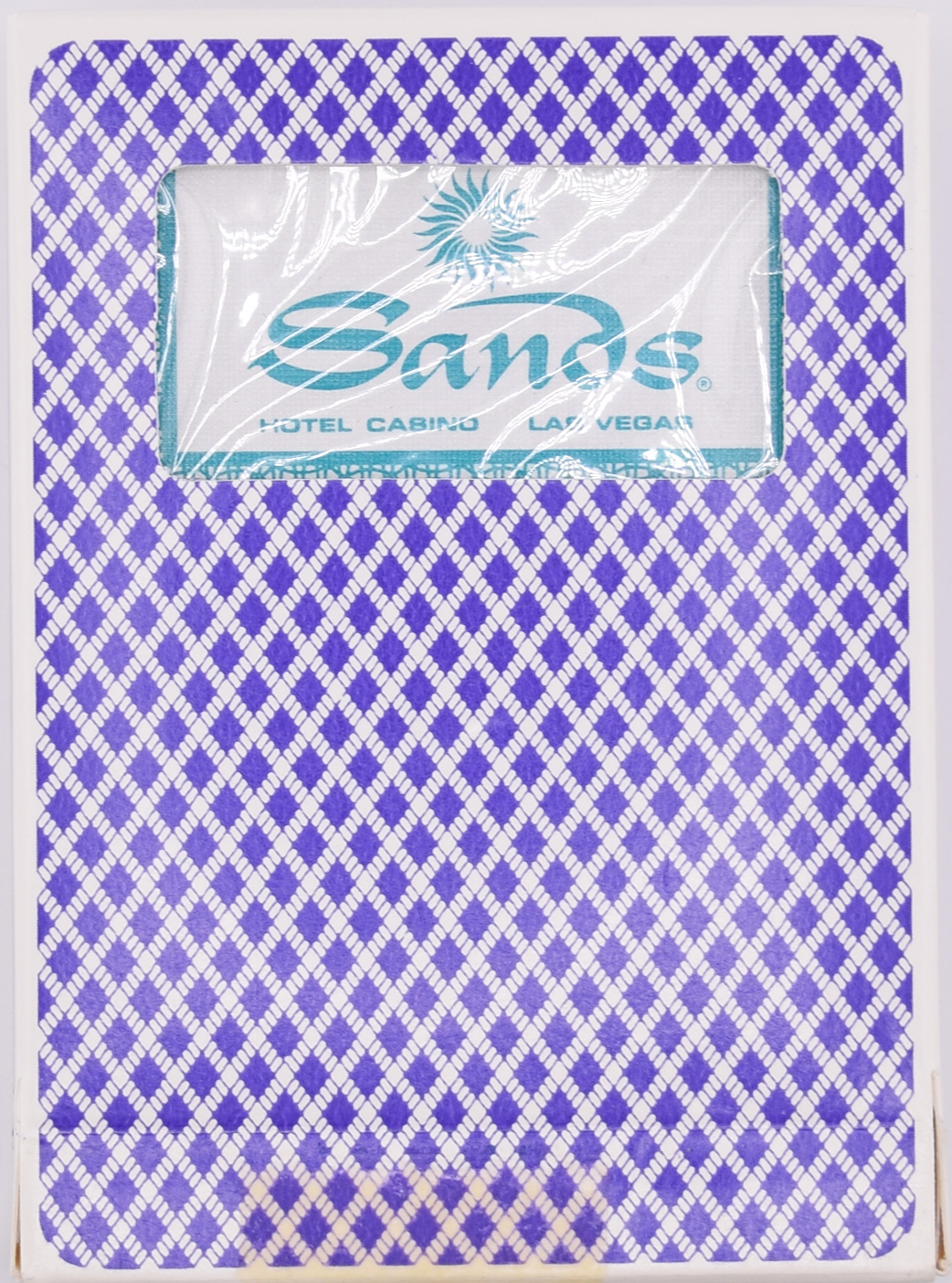 Sands Casino Las Vegas Teal Playing Card Used Deck