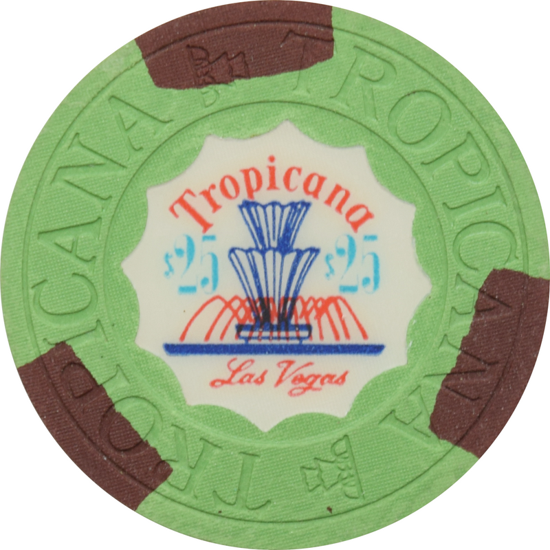 Tropicana Casino Las Vegas Nevada $25 Chip 1972
