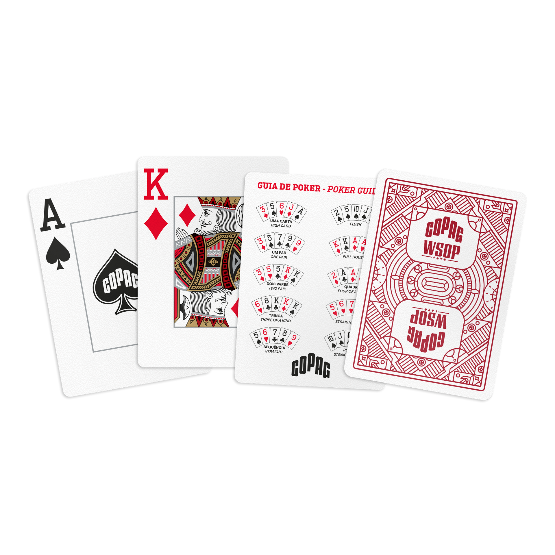 COPAG World Series of Poker トランプ Copag World Series of Poker Single Deck Jumbo Index Poker Size