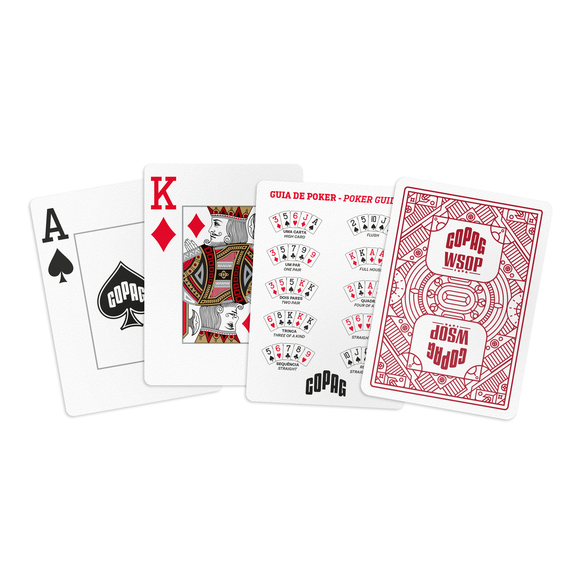 Copag World Series of Poker Single Deck Jumbo Index Poker Size