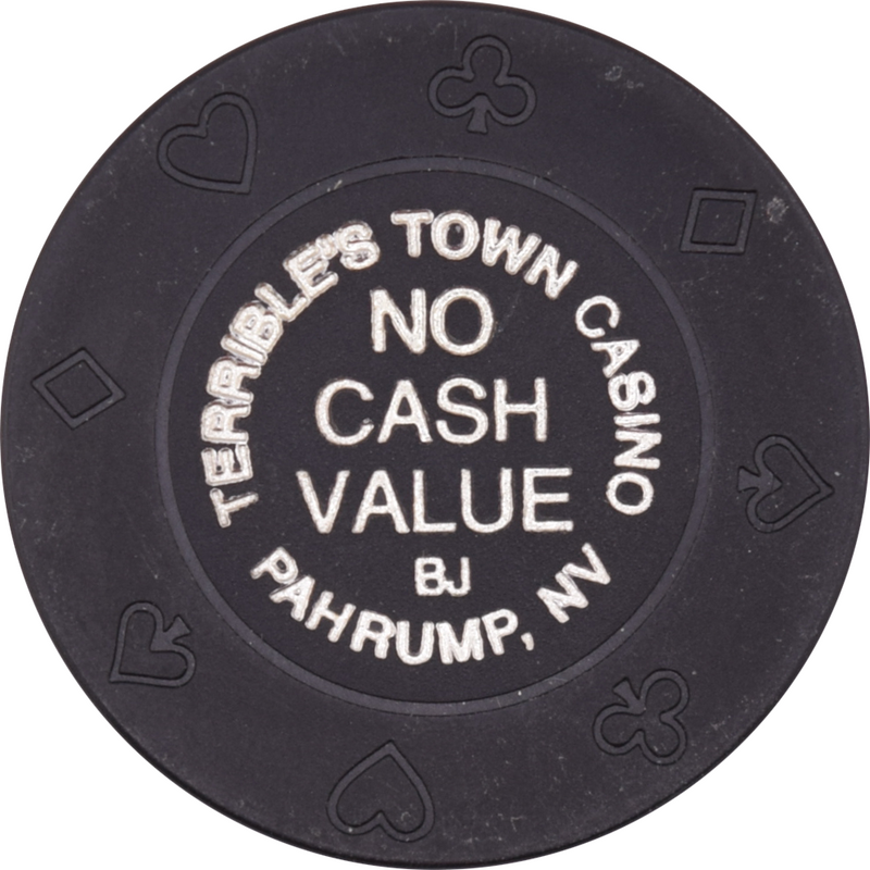 Terrible's Town Casino Pahrump Nevada Black NCV Chip 2005