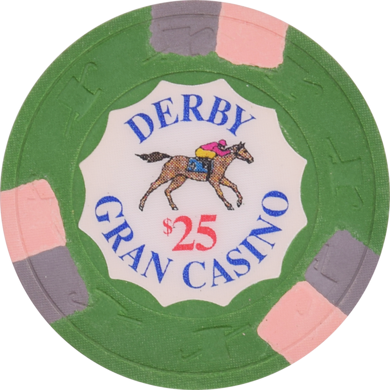 Derby Gran Casino Lima Peru $25 H&C Chip
