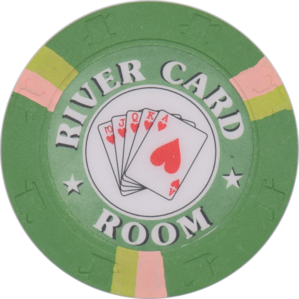 River Card Room Petaluma California $1 Chip