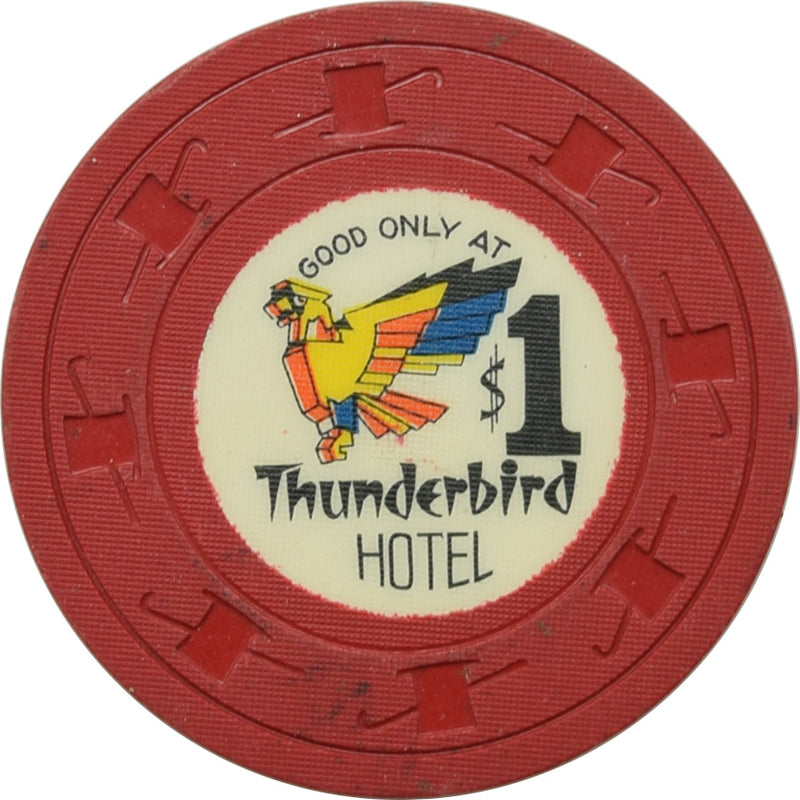 Thunderbird Casino Las Vegas Nevada $1 Murray Dubow Chip 1962