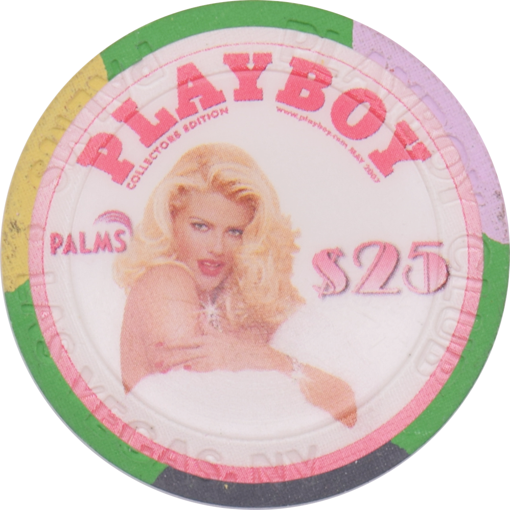 Palms Playboy Club Casino Las Vegas Nevada $25 Anna Nicole Smith Chip 2007