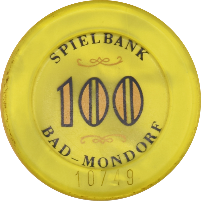 Casino 2000 Mondorf les Bains Luxembourg 100 LUF 33mm Jeton