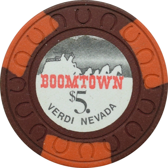 Boomtown Casino Reno/Verdi Nevada $5 Chip 1967