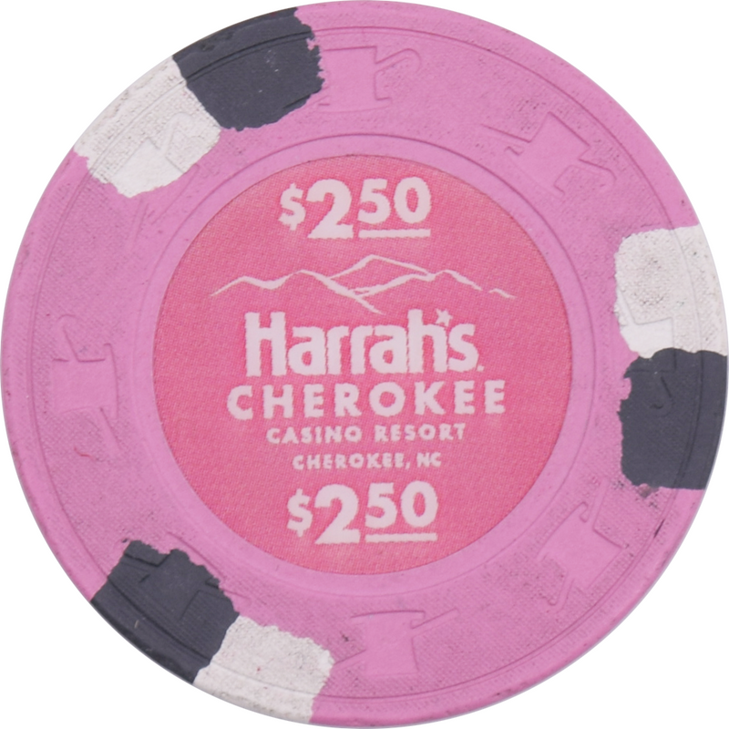 Harrah's Casino Cherokee North Carolina $2.50 Chip