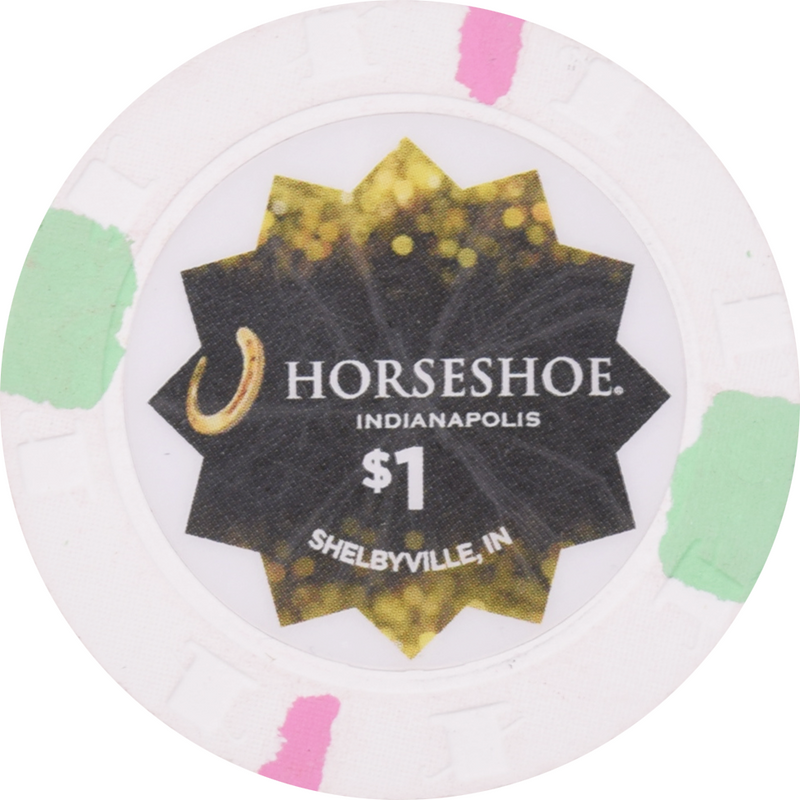 Horseshoe Indianapolis Casino Shelbyville Indiana $1 Chip 2021