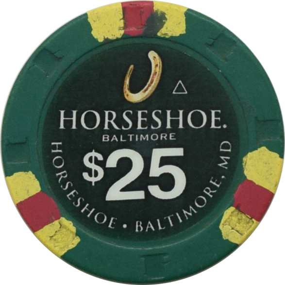 Horseshoe Casino Baltimore Maryland $25 Chip 2014