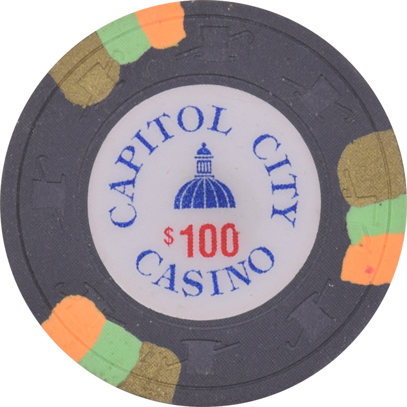 Capitol City Casino Sacramento California $100 Chip