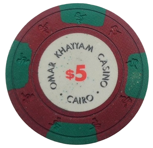 Omar Khayyam Marriott Casino Cairo Egypt $5 Chip