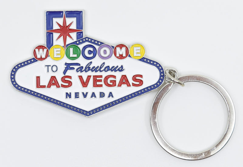Key Chain Multi Color Las Vegas Sign