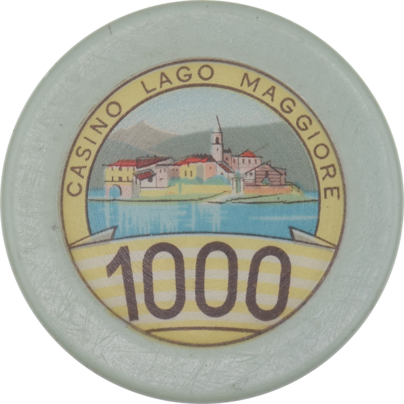 Casino Lago Maggiore Stresa Italy ₤1000 Chip