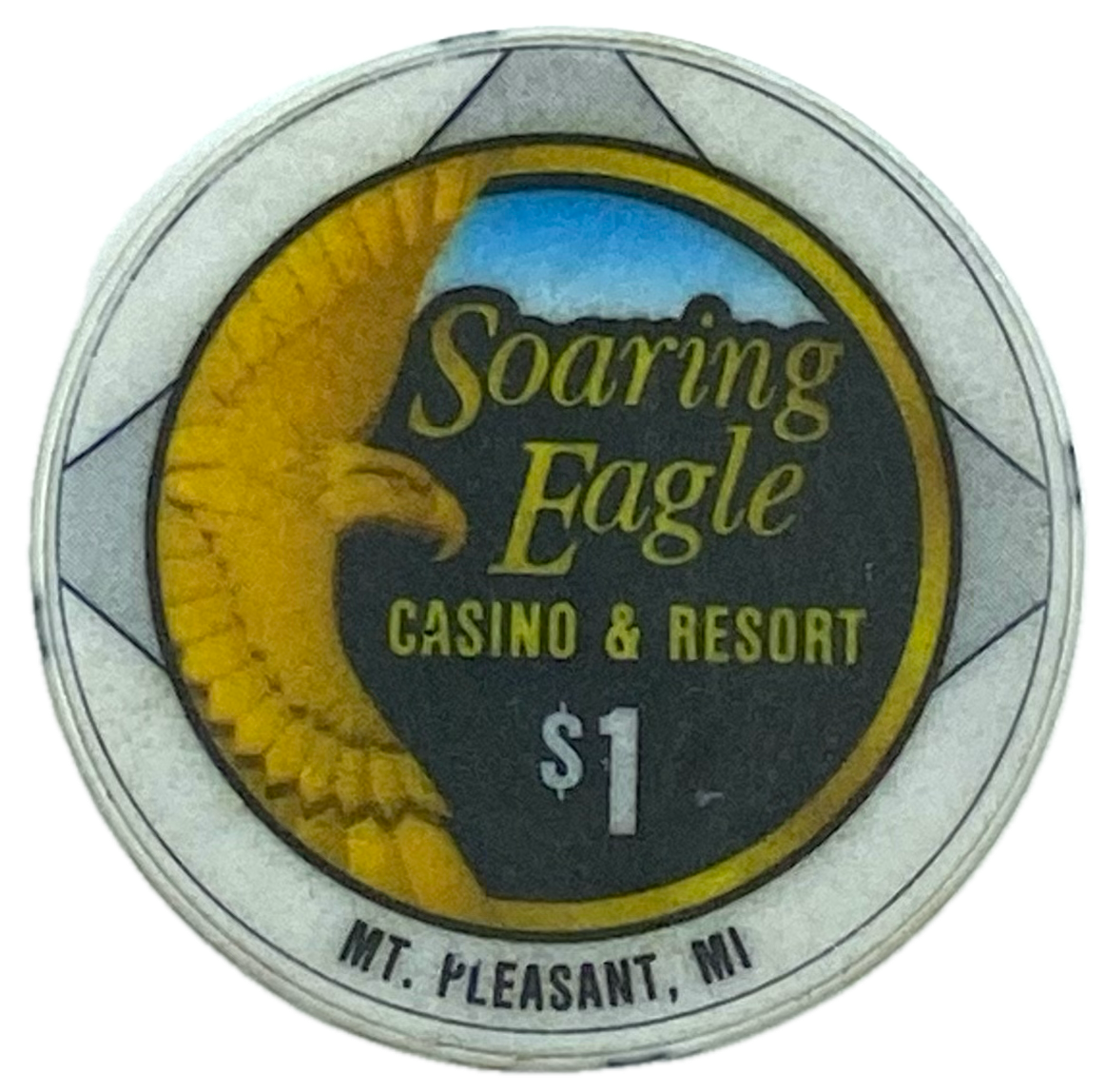 Soaring Eagle Casino Mt. Pleasant MI $1 Chip