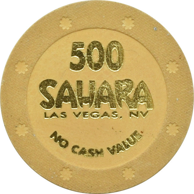 Sahara Casino Las Vegas Nevada $500 No Cash Value Chip