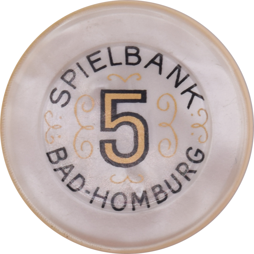 Spielbank Bad Homburg Casino Bad Homburg Germany 5 DEM Jeton 33mm