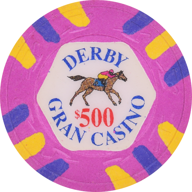 Derby Gran Casino Lima Peru $500 H&C Chip