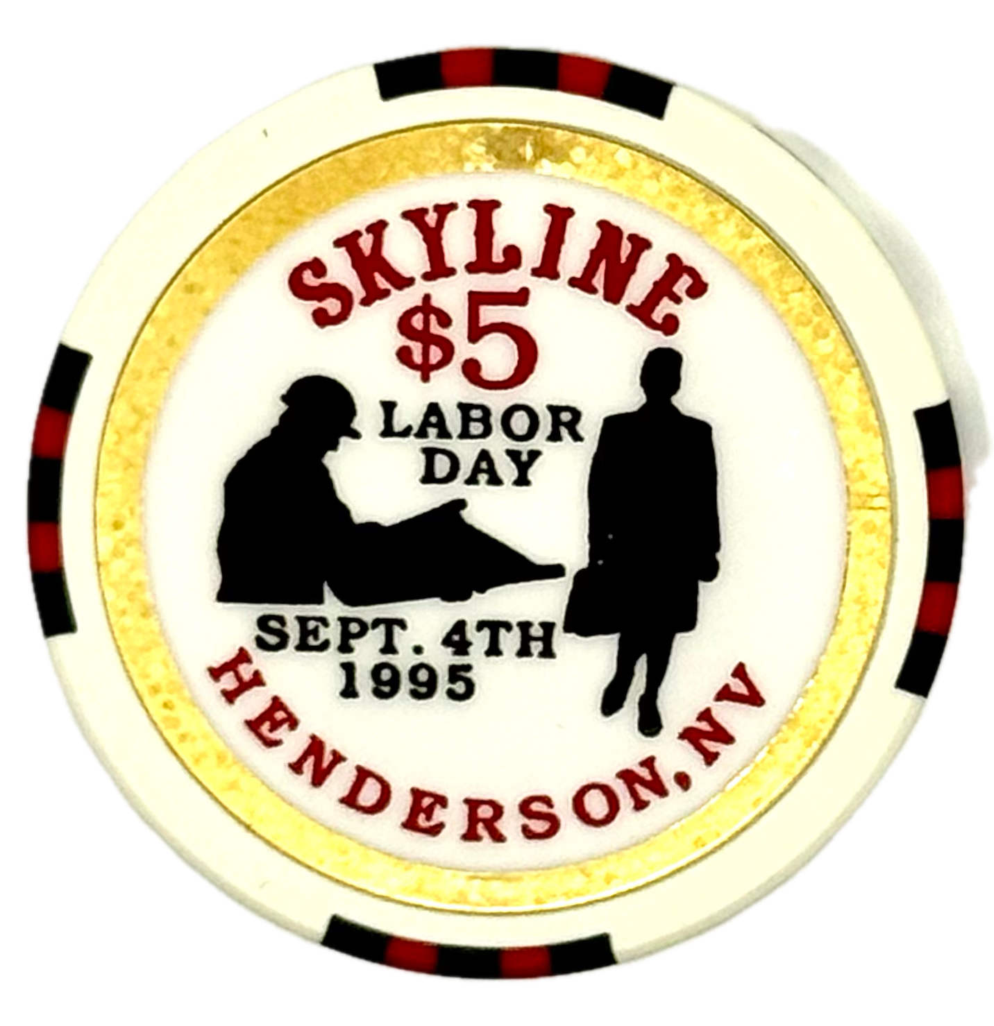 Skyline Casino Henderson NV $5 Labor Day Chip 1995