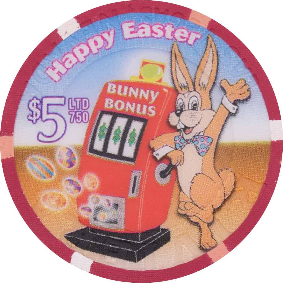 Riviera Casino Las Vegas Nevada $5 Chip Easter 2003