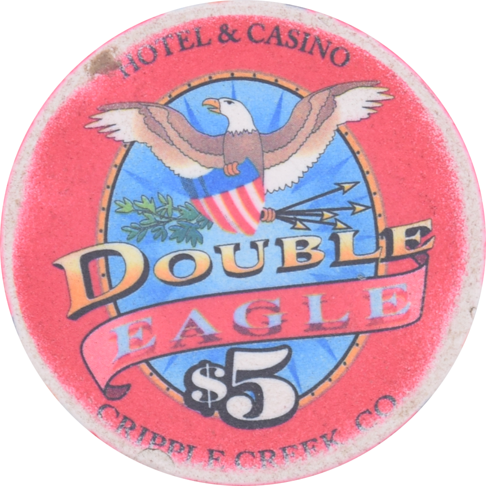 Double Eagle Hotel & Casino Cripple Creek Colorado $5 Chip