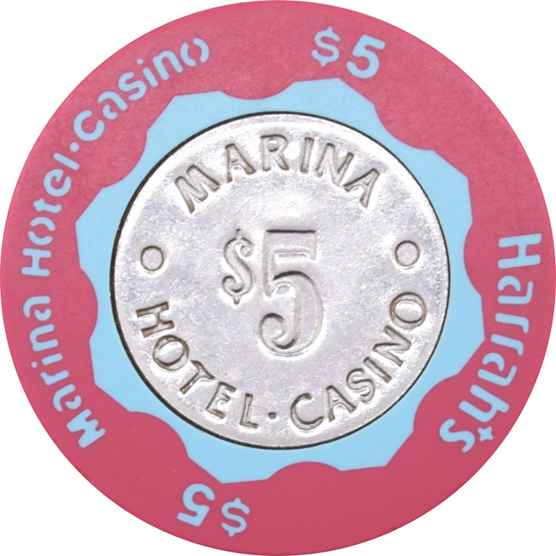 Marina Casino Atlantic City New Jersey $5 Chip