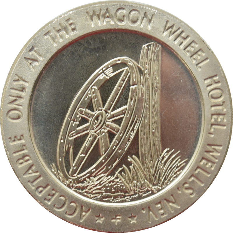 Griff's Wagon Wheel Casino Wells Nevada $1 Token 1967