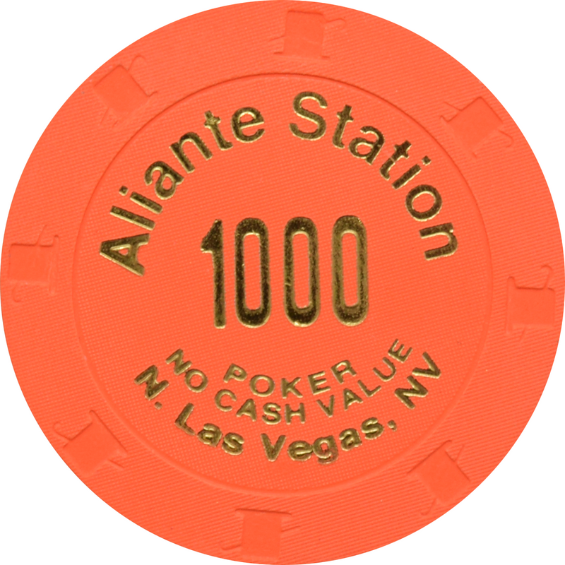 Aliante Station Casino N. Las Vegas Nevada $1000 NCV Chip 2009