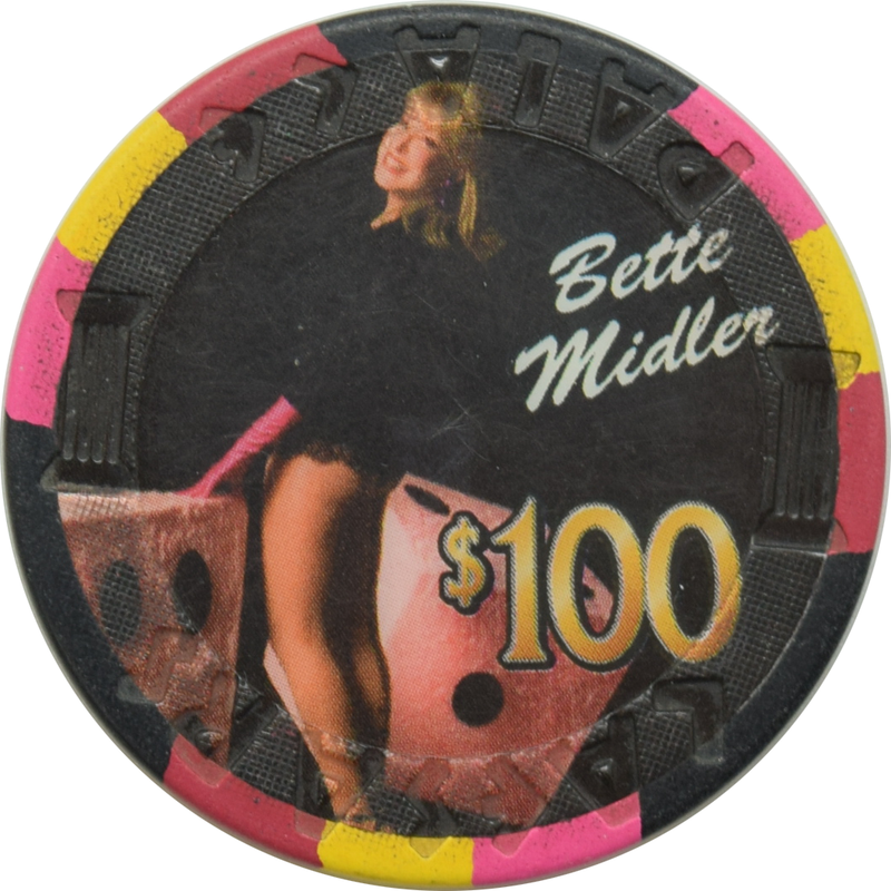 Caesars Palace Casino Las Vegas Nevada $100 Bette Midler Chip 2008
