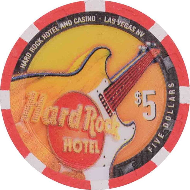 Hard Rock Casino Las Vegas Nevada $5 AVP Chip 2004