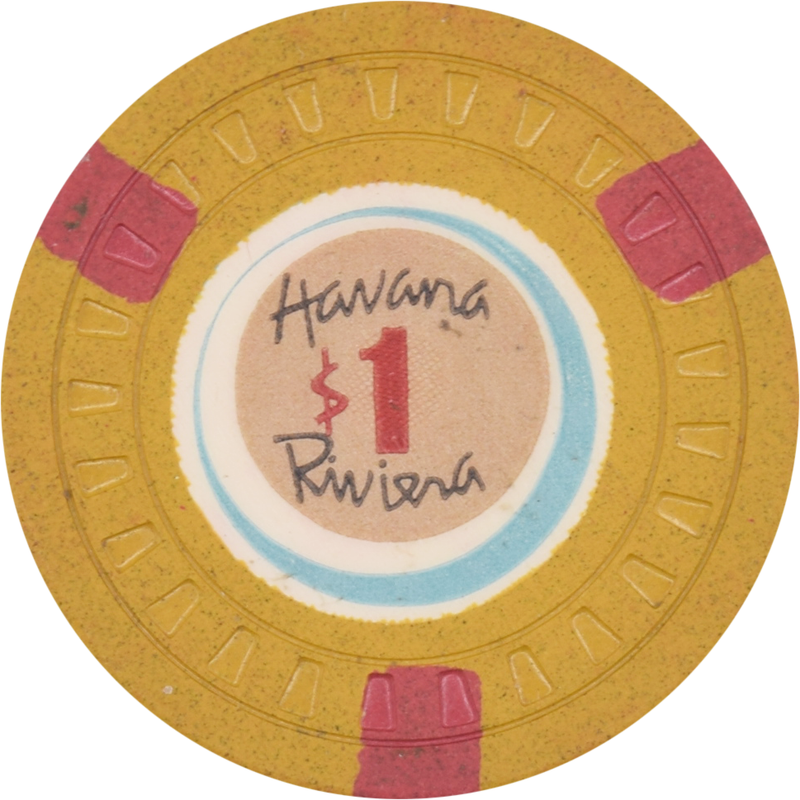 Havana Riviera Casino Havana Cuba $1 Chip