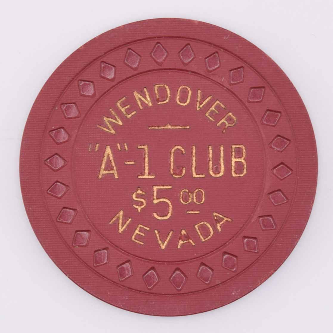 A-1 Casino Wendover Nevada $1 Chip 1940s