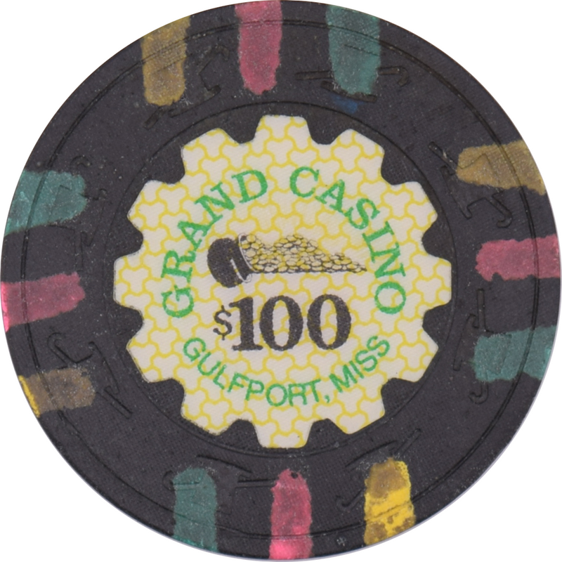 Grand Casino Gulfport Mississippi $100 Chip