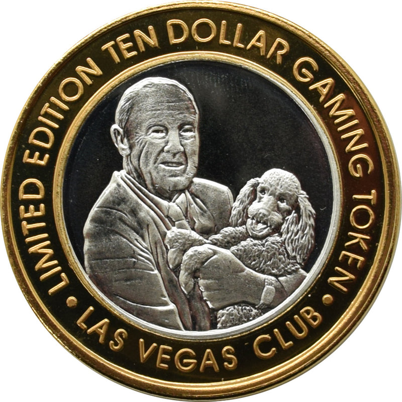 Las Vegas Club Casino Las Vegas "Jackie and Poodle" $10 Silver Strike .999 Fine Silver 1998