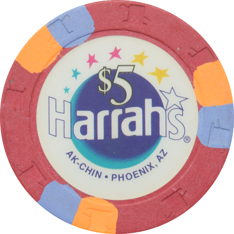 Harrah's Ak-Chin Casino Resort Maricopa Arizona $5 Chip