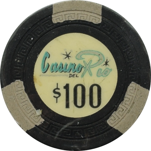 Casino Del Rio Habana Cuba $100 Chip