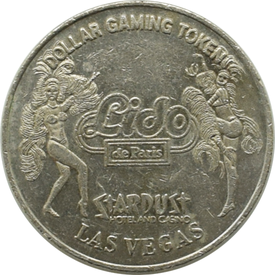Stardust Casino Las Vegas Nevada $1 Lido de Paris Token 1979