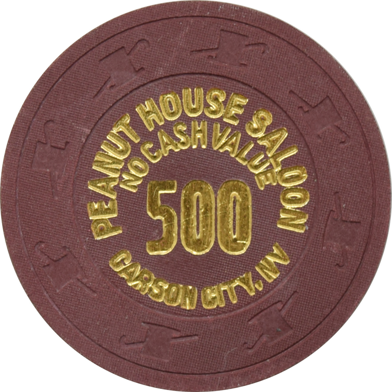 Artichoke Joe's Peanut House Saloon Casino Carson City Nevada 500 NCV Chip 1997