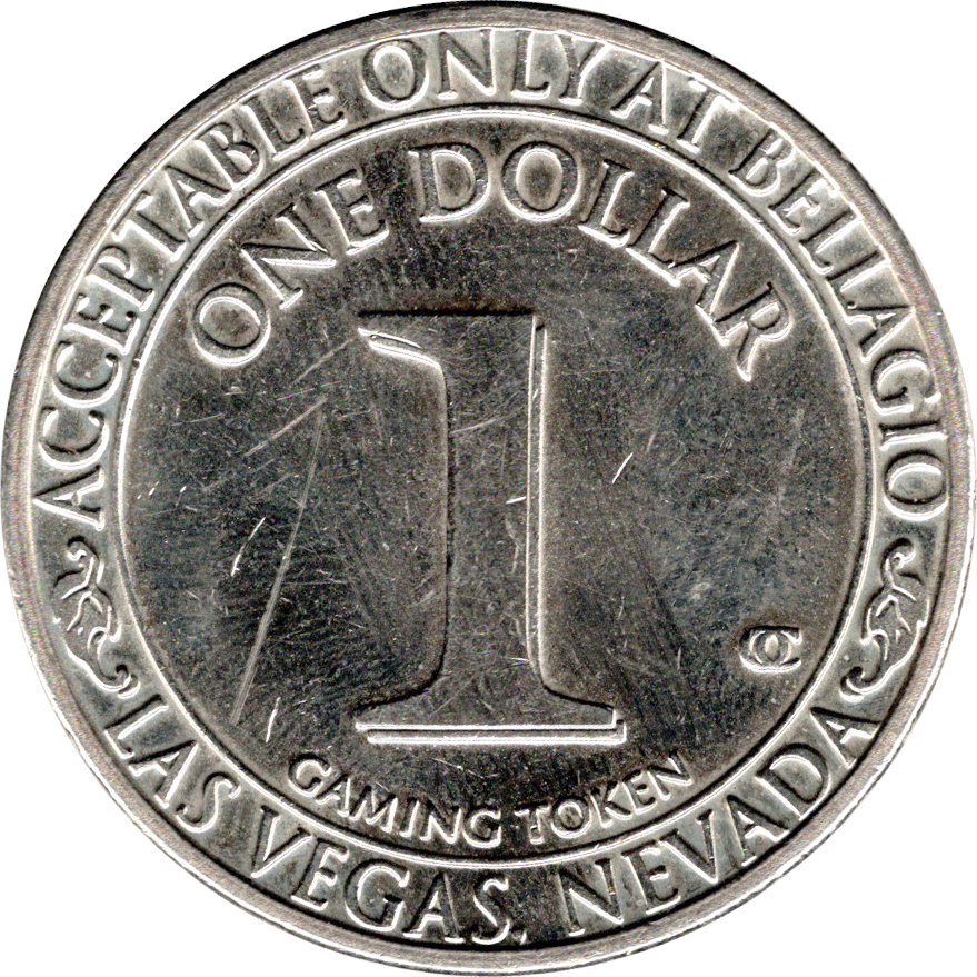 Bellagio Casino Las Vegas NV $1 Token 1988