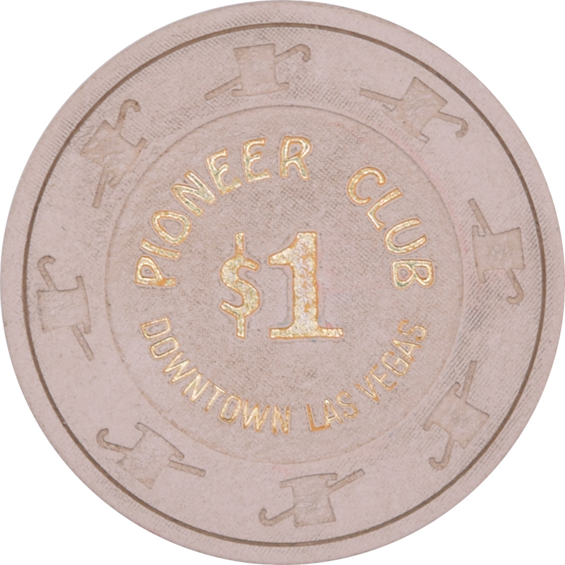 Pioneer Club Casino Las Vegas Nevada $1 Chip 1983