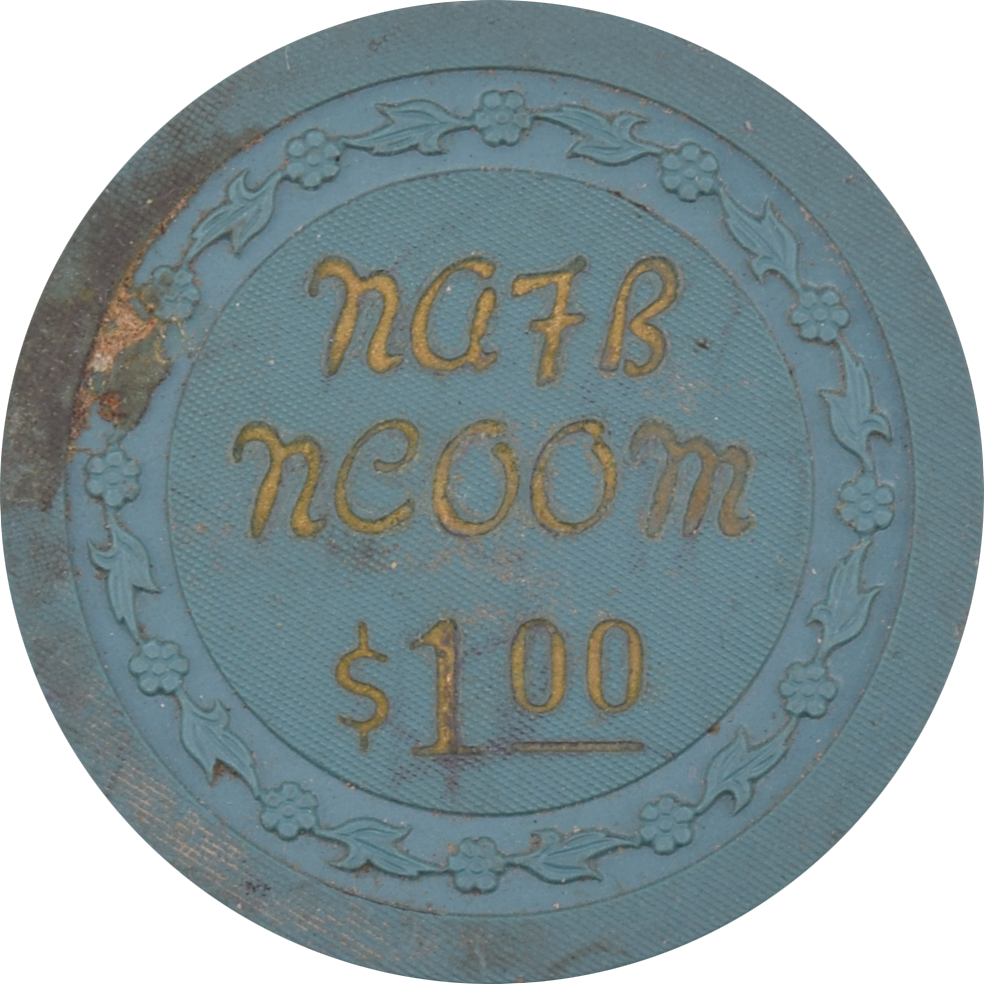 Nellis Air Force Base (NAFB) N. Las Vegas Nevada $1 Chip 1940s