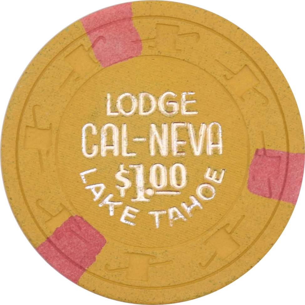 Cal-Neva Lodge Casino Lake Tahoe Nevada $1 Chip 1965