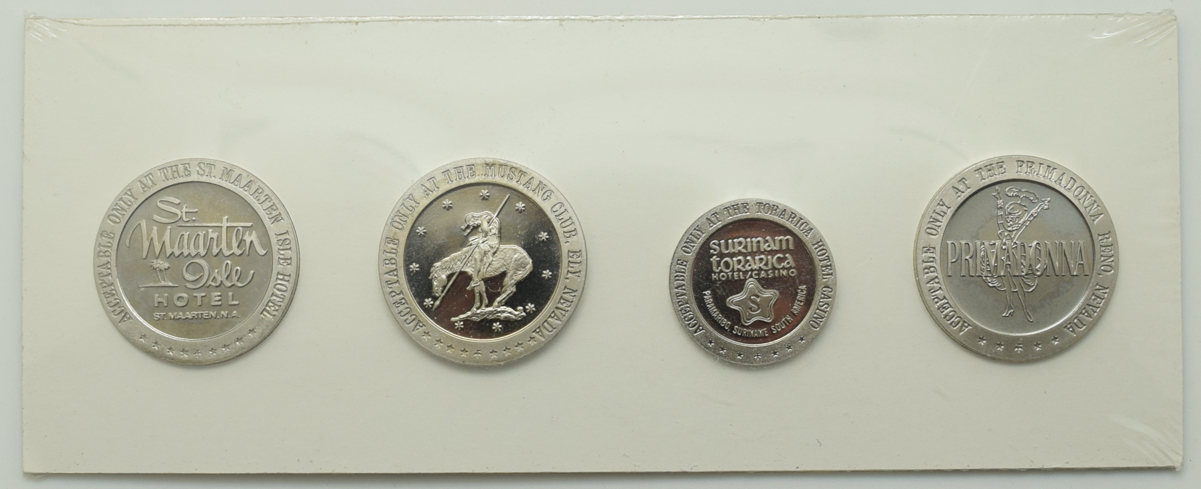 Franklin Mint Gaming Tokens - 1968 Proof Set No. 0197 - Group 11