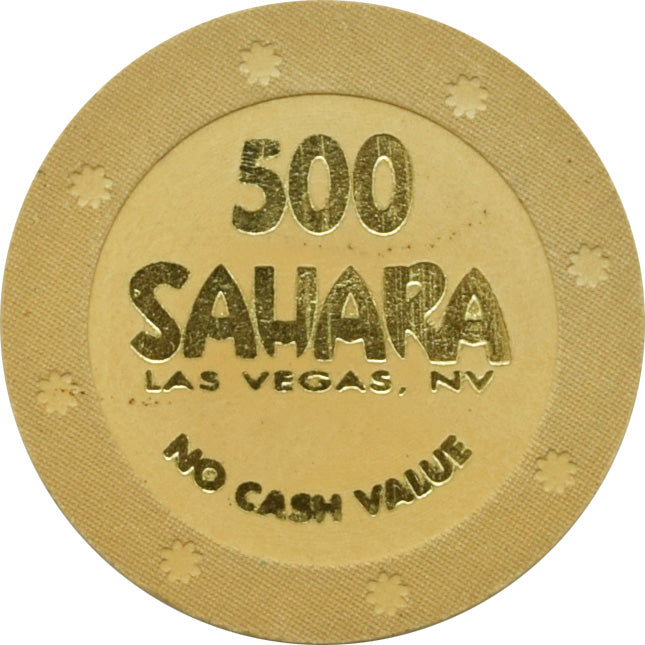 Sahara Casino Las Vegas Nevada $500 No Cash Value Chip